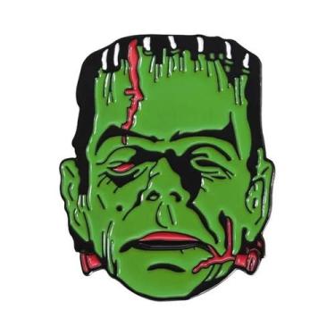 Imagem de Broche De Esmalte De Filme De Terror De Halloween: Máscara Emocionante