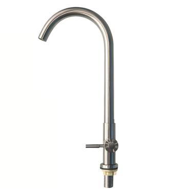Imagem de Torneira Gourmet em Aço Inox 37cm Domum Tall com Núcleo em Cobre Escovada
