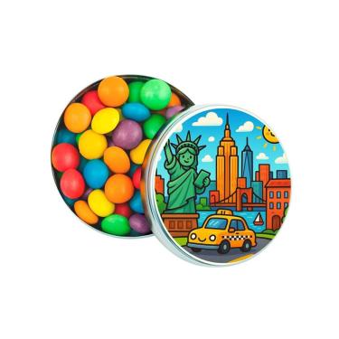 Imagem de Kit 30 Latinhas Lembrancinhas Nova York