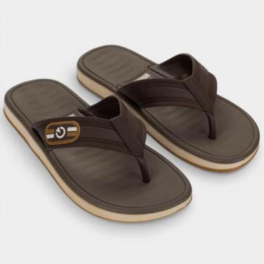 Imagem de Chinelo Cartago Paris II Masculino - Marrom - 42, 42