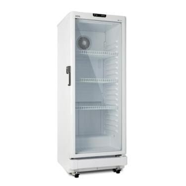 Imagem de Refrigerador Expositor Vertical EOS 231 Litros Eco Gelo Digital Branco EEV210B 110V