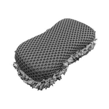 Imagem de Luva De Microfibra Para Lavagem Automotiva Dupla Face Chenille Grossa 