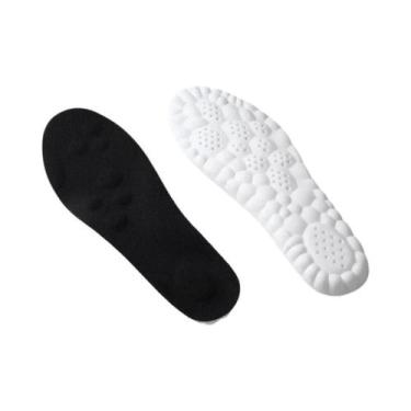 Imagem de Palmilhas Esportivas Ultra Macias 4D, Anti-dor, Antibacterianas, Supor
