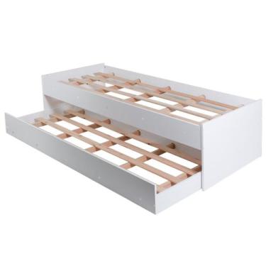 Imagem de Cama Solteiro Bicama Cm-20 Madeira- Pinus - Ditália Móveis