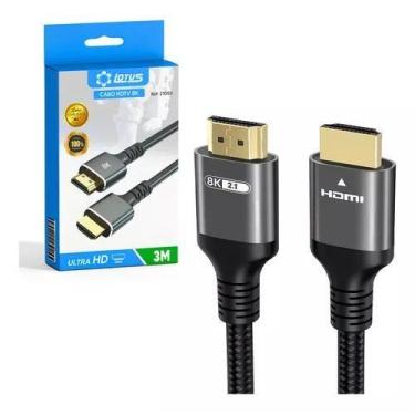 Imagem de Cabo HDMI 3 Metros 2.1 8k Ultra HD 60Hz - Lotus