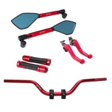 Imagem de Manete Manopla Retrovisor Guidão  Twister Strada Cb300r - Stark Race, 