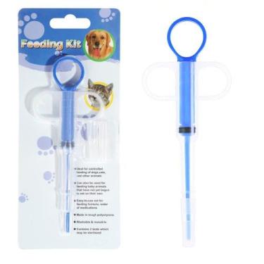 Imagem de Aplicadora de Medicação Pet  Reutilizável, Seringa para Cachorro e Gat