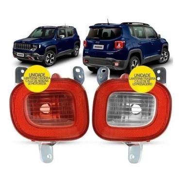 Imagem de Par Lanterna Parachoque Traseiro Renegade 2015 2016 2017 2018 2019 202