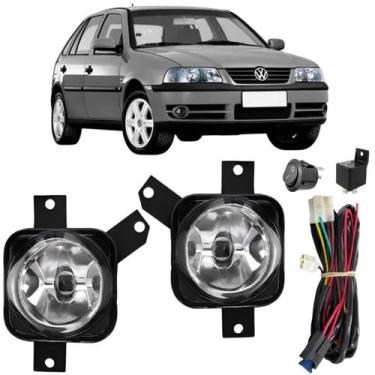 Imagem de Kit farol de milha gol g3 1999 2000 2001 2002 2003 2004 2005 - BBS