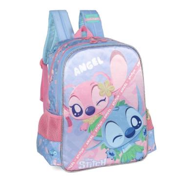 Imagem de Mochila Infantil De Costas Escolar Stitch Luxcel-Unissex