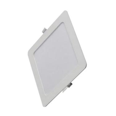 Imagem de Plafon de Led Embutir Quadrado 6W 3000K Branco Bivolt BDPD-0300-18 Bla