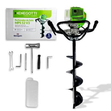 Imagem de Perfurador De Solo Menegotti MPS 52 V3 52CC 1.4kW A Gasolina Com Broca