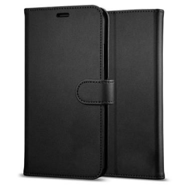 Imagem de Capa Capinha Carteira Para Celular Motorola Moto G6 Play - URM, Preto