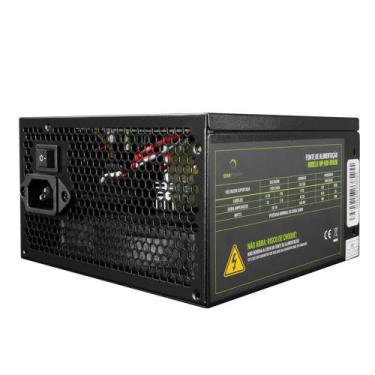 Imagem de Fonte Onepower 600w Pfc Ativo Preto Sem Cabo Mp-600-opasw - One Power,