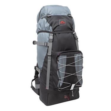 Imagem de Mochila Crampon 60 Litros - Trilhas & Rumos, Preto, Cinza