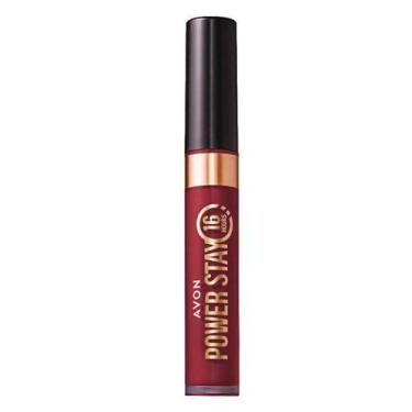 Imagem de Batom Liquido Avon Power Stay 16h 6ml - Maquiagem, marrom rubi