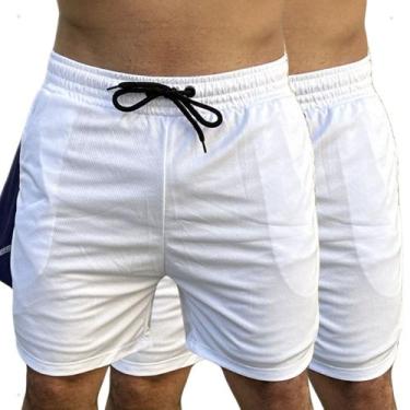 Imagem de Kit 2 Bermuda Masculina Dry Fit Premium Treino Academia Gym - MPR, Bra