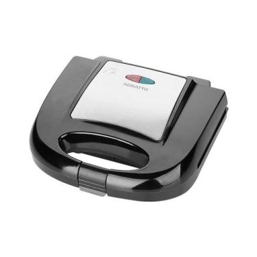 Imagem de Sanduicheira e Grill Agratto SD01 Inox 750W 127V Antiaderente com Chap