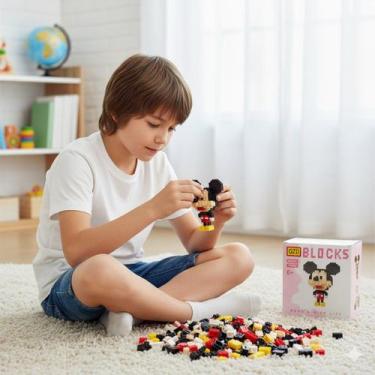 Imagem de Brinquedo bloco magico para montar infantil educativo monte e crie tig