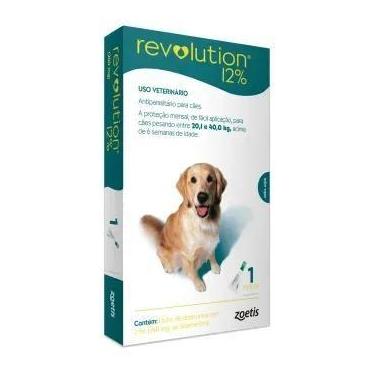 Imagem de Antipulgas revolution 12% cães de 20,1kg a 40kg - 1 pipeta - ZOETIS
