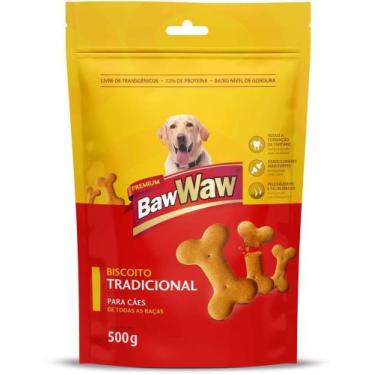 Imagem de Biscoito Baw Waw para cães Tradicional 200g - Rações Reis - Rações Rei