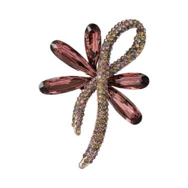 Imagem de Broche De Laço Com Strass Unissex Para Mulheres, Acessório De Joia Par