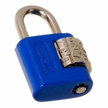 Imagem de Cadeado Segredo 3 Dígitos 25Mm Stam Azul