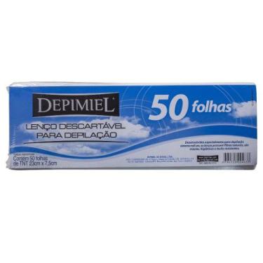Imagem de Depimiel lenço para depilação tnt com 50 unidades