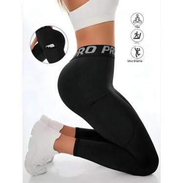 Imagem de Calças De Yoga Femininas De Cintura Alta, Leggings De Fitness Com Efei