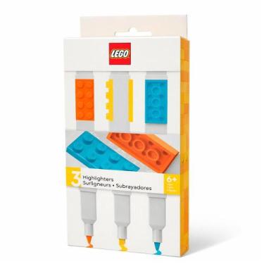 Imagem de Marca Texto com 3 cores Lego - Jandaia