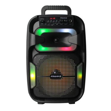 Imagem de Caixa Amplificada Frahm CMF270 2 Canais TWS Bluetooth Bateria LED RGB Preto Frahm