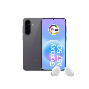 Imagem de Smartphone Samsung Galaxy A57 5G 8GB 256GB 50MP Cinza + Fone de Ouvido