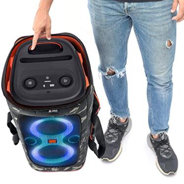 Imagem de Case Bolsa Bag Polo Culture Compatível com Partybox 110 Camuflada Abertura Frontal