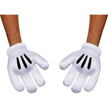 Imagem de Disguise Inc – Luvas para adultos do Mickey Mouse, White / Black, One Size