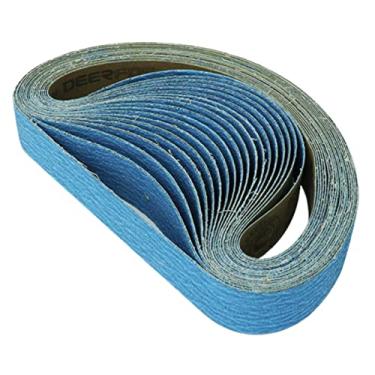 Imagem de 30 pcs 915 * 50mm Bilhetes de lixamento azul Zirconium Corundum escovado polimento de polimento de aço inoxidável lixar cinto YYDFPIIA (Size : 40#)