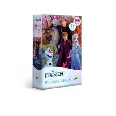 Imagem de Quebra Cabeça Frozen Ana Elsa 200 Peças Disney