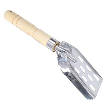 Imagem de Pá de isca Crazy Sales com cabo de madeira de 90 g, linda e durável, para pescadores pescando pesca selvagem