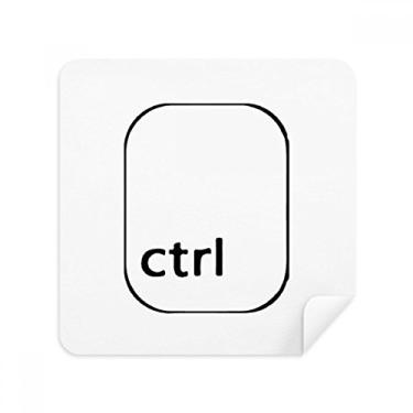 Imagem de Teclado Symbol Ctrl Óculos Pano Limpador de Tela Tecido de Camurça Pacote com 2