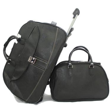 Imagem de Kit De Mala Para Viagem Com Rodinhas E Bolsa De Mão