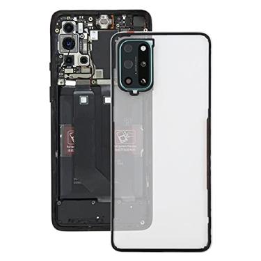 Imagem de Para a tampa traseira da bateria OnePlus 8T com lente da câmera (transparente)