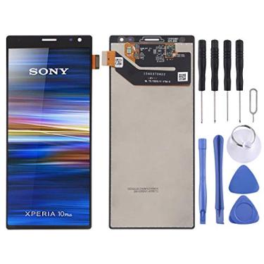 Imagem de VGOLY Reparo e peças sobressalentes tela LCD e conjunto digitalizador para For Sony Xperia 10 Plus (preto) (Color : Black)