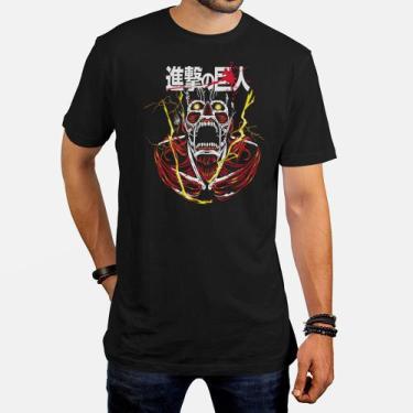 Imagem de Camiseta Masculina Attack On Titan - Fire Fox
