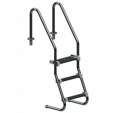 Imagem de Escada em Aço Inox Comfort Home 1 1/2 Polegada 024412 SODRAMAR