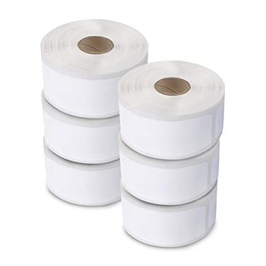 Imagem de EnKo [6 rolos, 1560 etiquetas] Endereço grande, etiquetas de envio e código de barras 30321 (1-4/10 x 3-1/2) compatível com Dymo LabelWriter