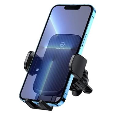 Imagem de WixGear Suporte universal de telefone para saída de ar para carro, suporte de telefone para carro para telefones celulares (novas travas de ventilação atualizadas)