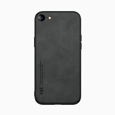 Imagem de Kepuch Silklike Capa para iPhone 7/8 - Case Placa de Metal Embutida para iPhone 7/8 - Preto