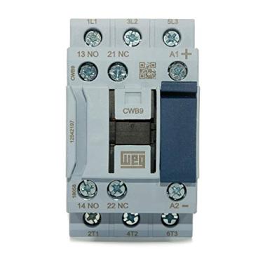 Imagem de CONTATOR TRIPOLAR CWB9-11-30 9A 24VDC 1NA + 1NF WEG
