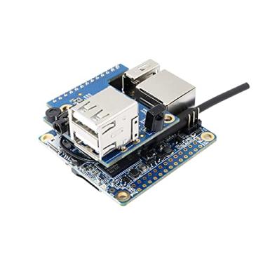 Imagem de TECKEEN Placa de expansão especializada para Orange Pi Zero/Plus/Plus2 com 2 portas USB 2.0, receptor infravermelho, saída de vídeo e áudio analógicos e microfone