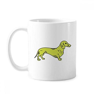 Imagem de Caneca de cerâmica cerâmica com estampa de cachorro de desenho animado cerâmica xícara de porcelana de café