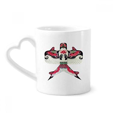 Imagem de Kite tradicional cultura chinesa caneca café cerâmica copo de coração de vidro